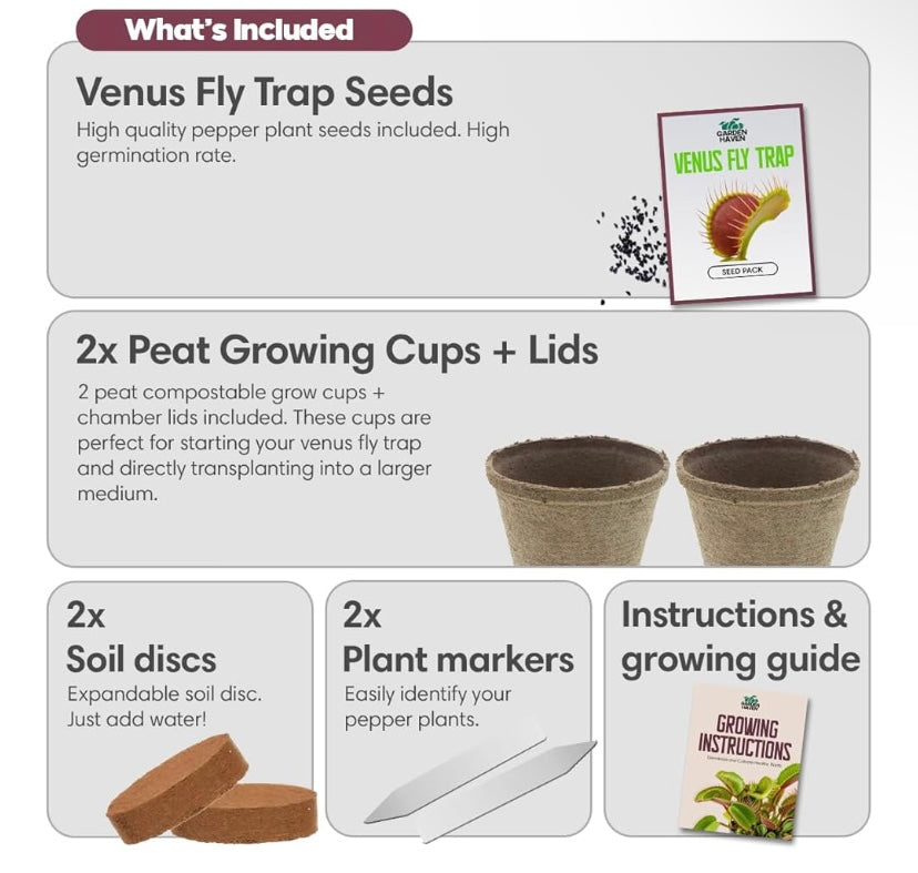 Venus Flytrap Seed Starter Kit