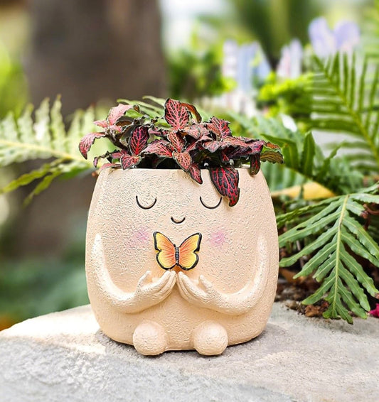 Mrs. Butterfly (Flower Pot)